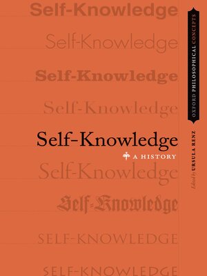 cover image of Self-Knowledge